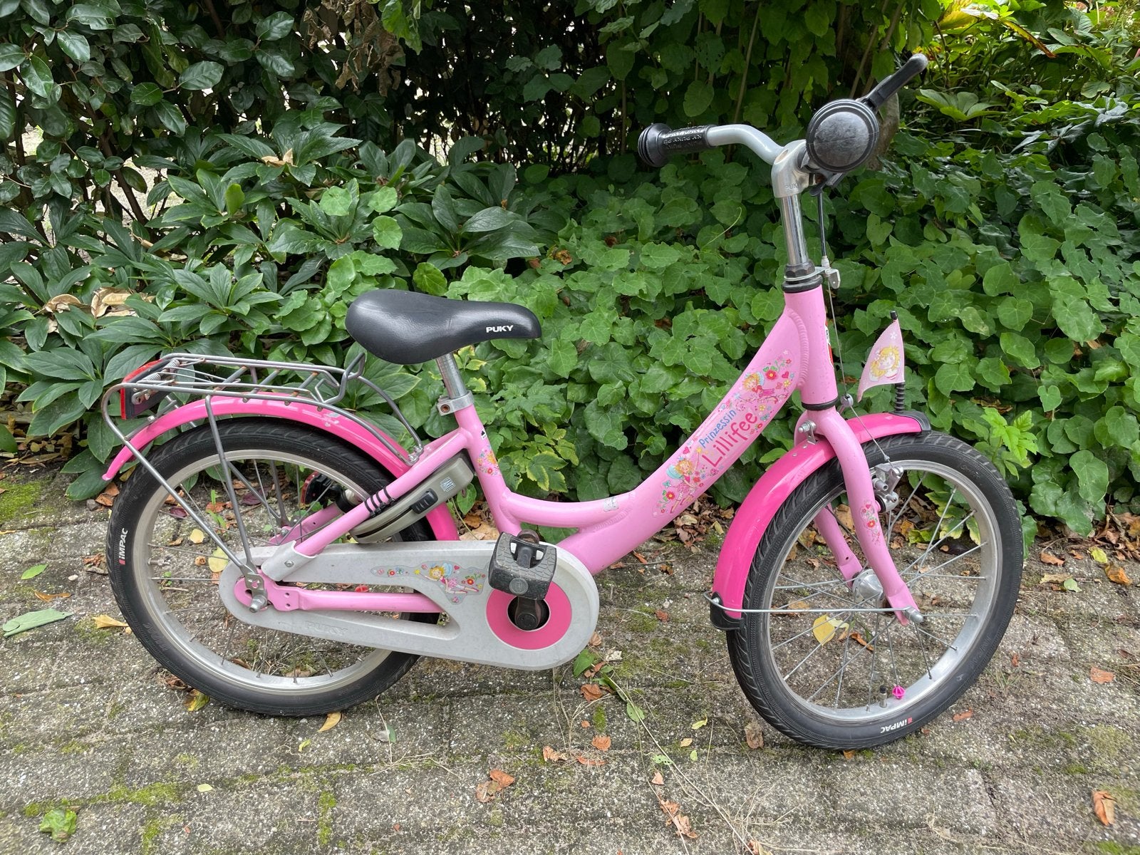 Puky Lillifee kinderfiets - roze, 18 inch, Fietsen en Brommers, Fietsen | Kinderfietsjes, Ophalen, Gebruikt, Terugtraprem, 16 tot 20 inch
