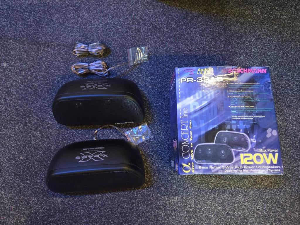 Boschmann PR-3310 3-weg autoluidsprekers nieuw in de doos, Auto diversen, Autospeakers, Zo goed als nieuw, Ophalen of Verzenden