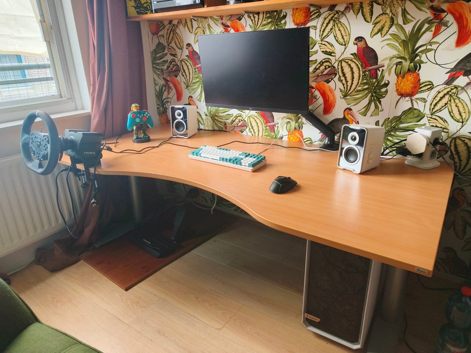 Bureau, verstelbaar, Huis en Inrichting, Bureaus, Ophalen, 90 cm, In hoogte verstelbaar, 180 cm
