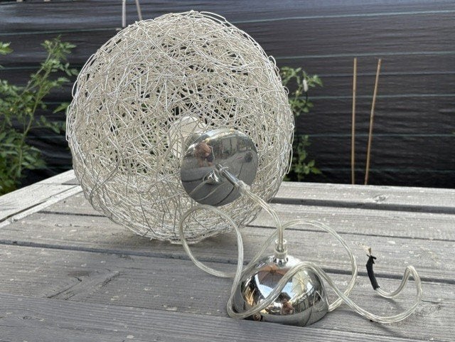 Super mooie hanglamp bol model, Ophalen, Zo goed als nieuw, E27 (groot)