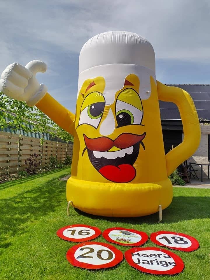 Bierpul te huur blikvanger verjaardag, Ophalen, Gebruikt, Verjaardag