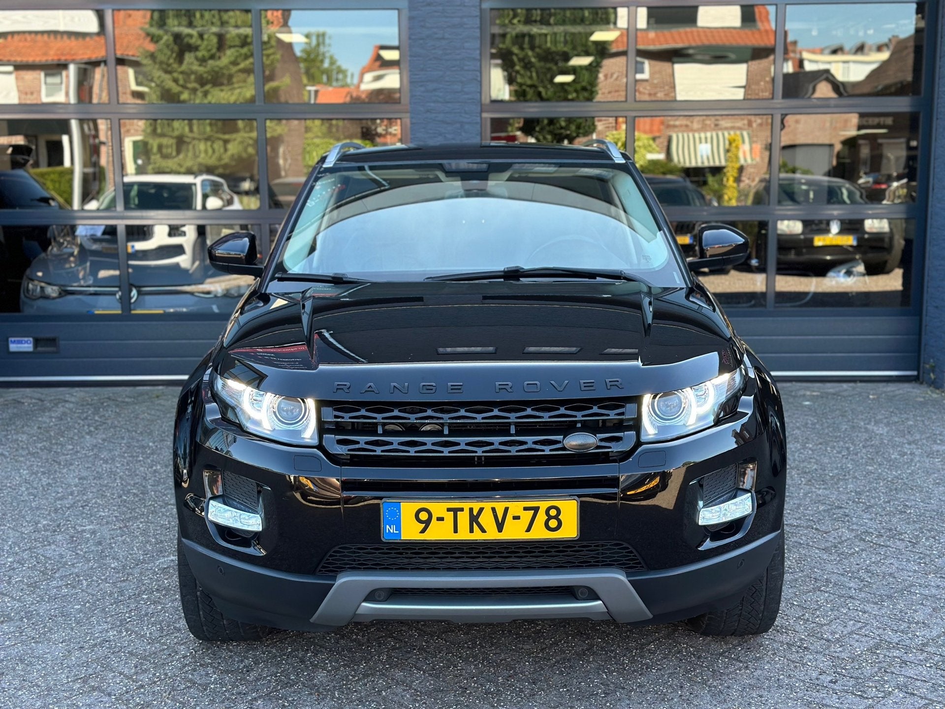 Land Rover Range Rover Evoque 2.0 Si 4WD Prestige Xenon|Leer, Auto's, Euro 5, 4 cilinders, Zwart, Bedrijf