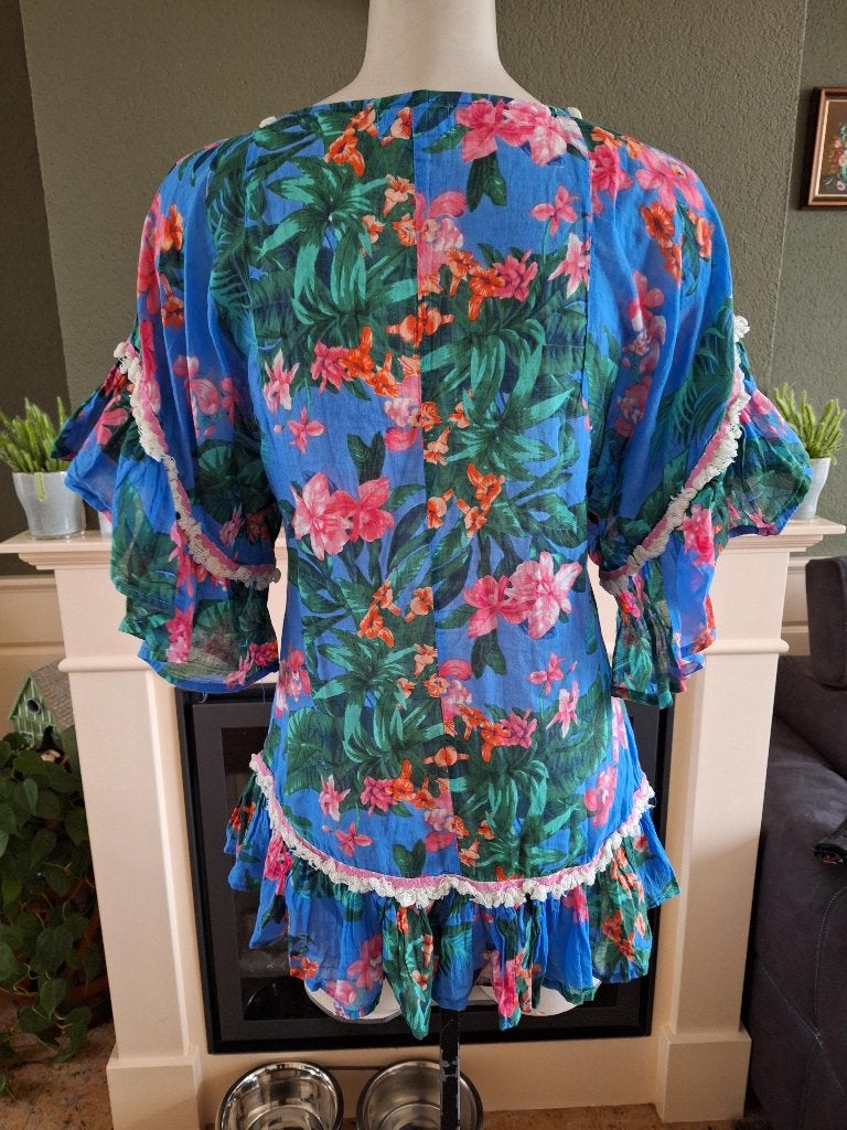 Isla Bonita prachtig top / tuniek S 36, Kleding | Dames, Isla Bonita, Zo goed als nieuw, Maat 36 (S), Verzenden