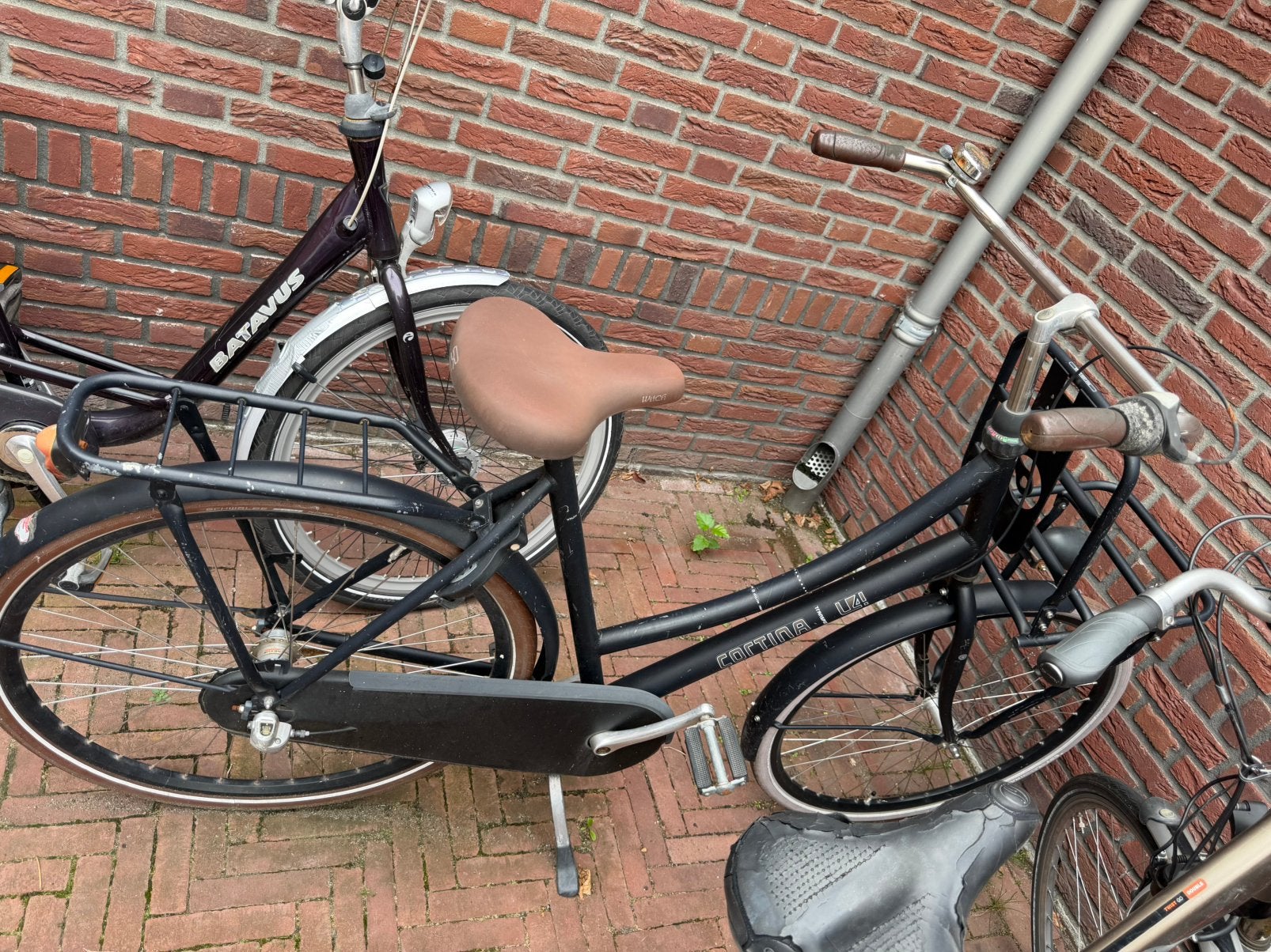 Cortina damesfiets grote maat plus gratis Giant, Ophalen, Terugtraprem, Gebruikt, Versnellingen