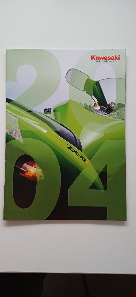 Jaarfolder Kawasaki 2004, Ophalen of Verzenden, Kawasaki