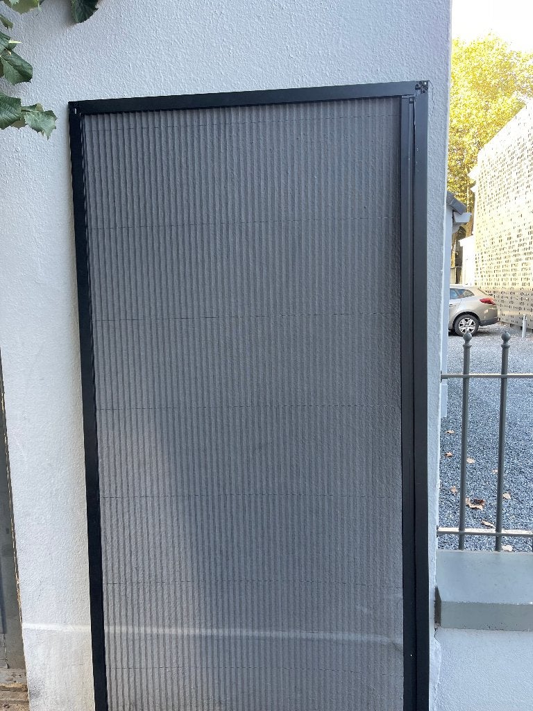 Nieuwe Plissé hordeur 218x109 cm, Ophalen, Nieuw, Hordeur, 215 cm of meer