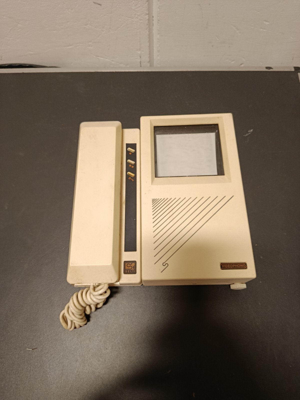 Vintage Videophone Intercom S.E.L.T. - Jaren '80 Design, Ophalen of Verzenden, Gebruikt, 1 handset