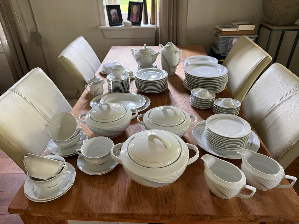 Uitgebreid Winterling Roslau Bavaria Servies - Losse verkoop, Ophalen, Gebruikt, Porselein, Compleet servies