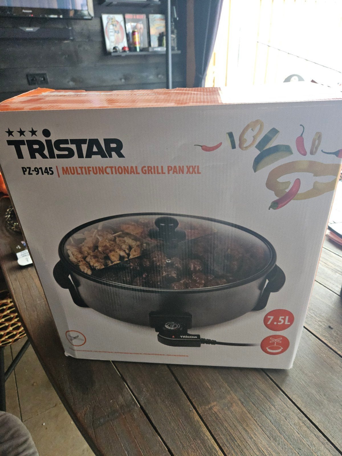 Tristar Hapjespan XXL 7.5L - Ideaal voor Feestjes!, Ophalen of Verzenden, Gebruikt