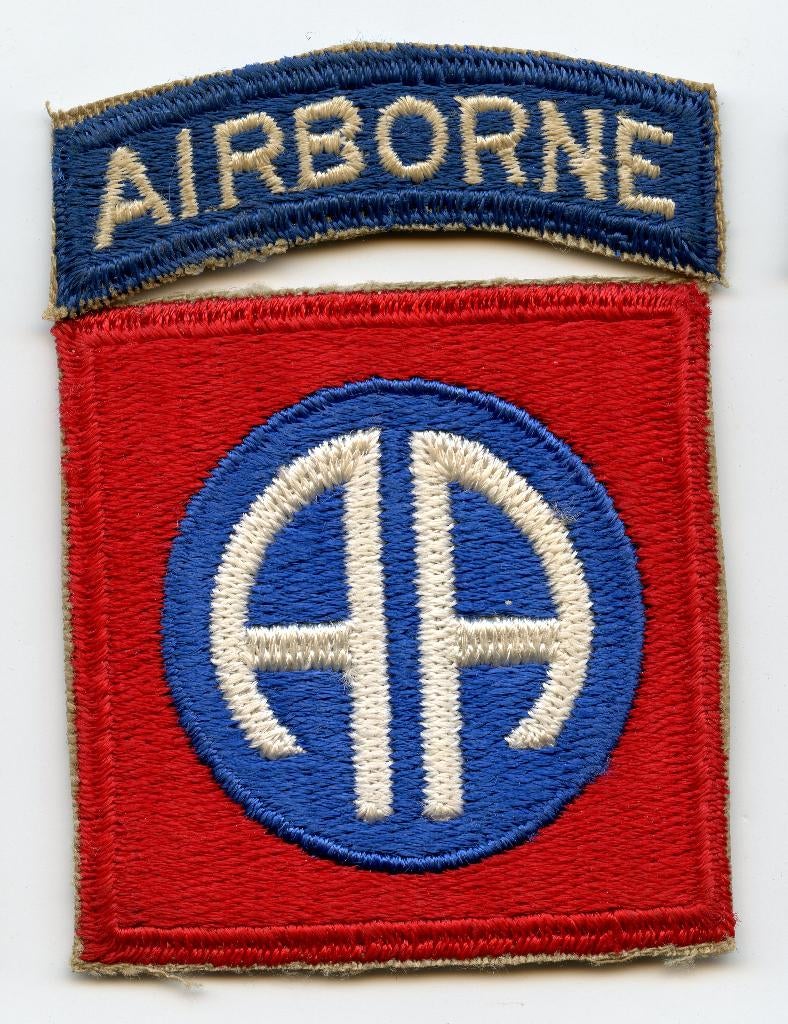 WO2 US 82nd Airborne Division Patch, Verzamelen, Militaria | Tweede Wereldoorlog, Ophalen of Verzenden, Landmacht, Amerika, Embleem of Badge
