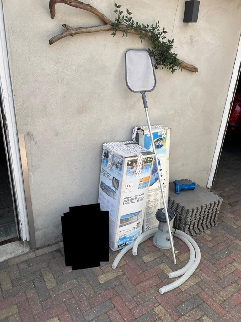 BIJNA GRATIS!! Intex zwembad met toebehoren., Ophalen, Gebruikt, Minder dan 80 cm, Minder dan 200 cm