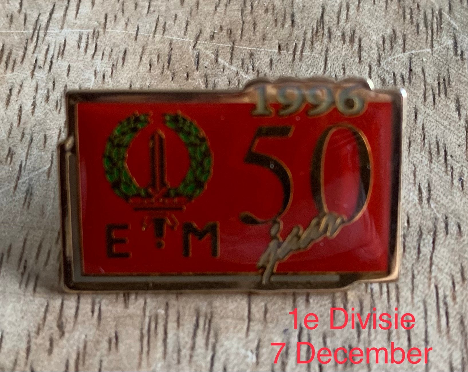 1e Divisie (7 December) “1996” 50 Jaar Spelsje, Verzamelen, Ophalen of Verzenden