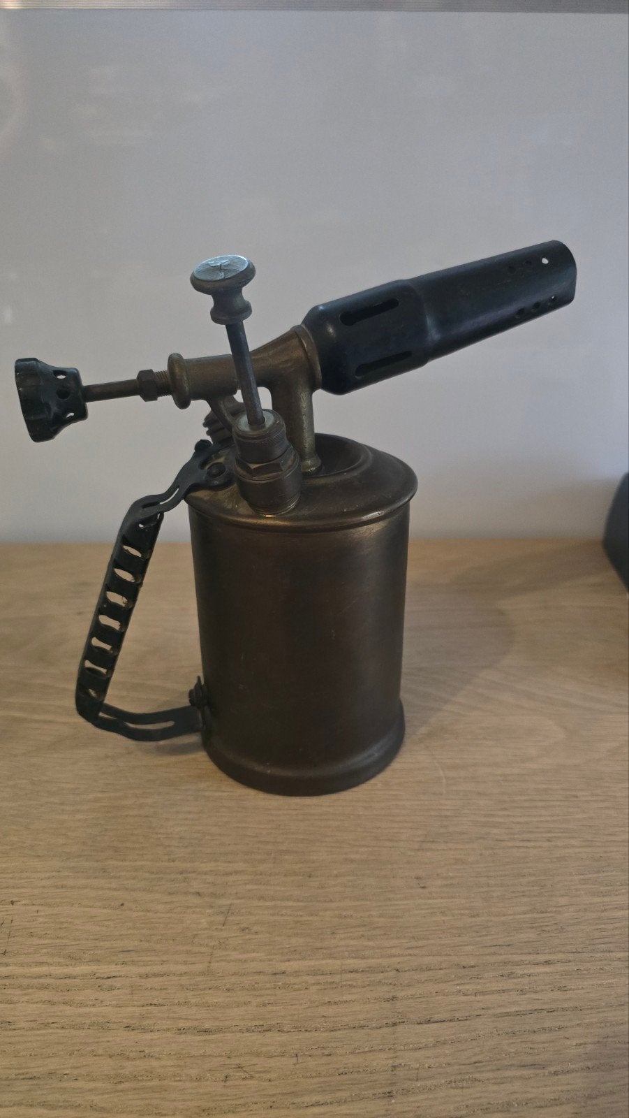 Antieke Italiaanse soldeerlamp - Italia Brevettata, Ophalen of Verzenden
