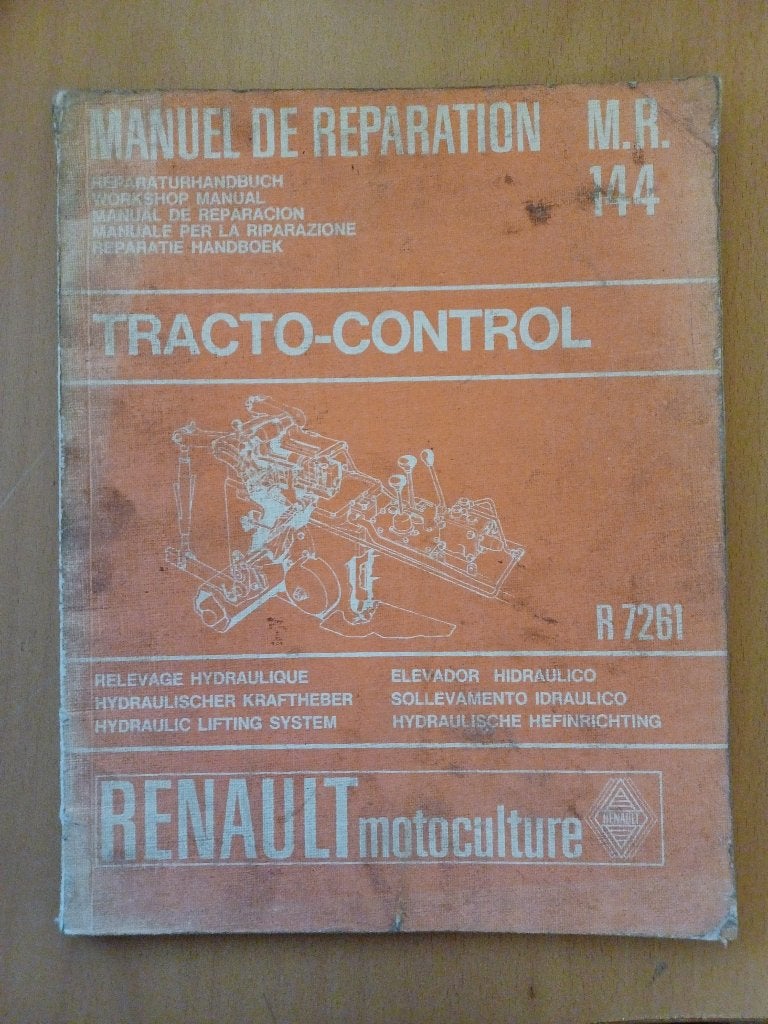 Werkplaatshandboek Renault Tracto control, Ophalen of Verzenden, Gelezen, Tractor en Landbouw