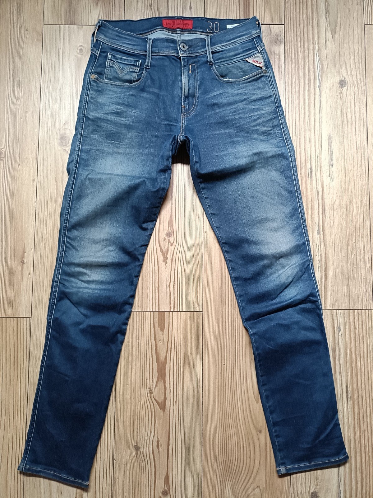Replay anbass hyperflex maat 32-34, Ophalen of Verzenden, Zo goed als nieuw, Blauw, W32 (confectie 46) of kleiner
