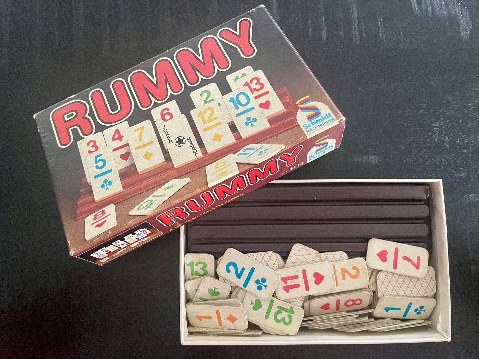 Vintage Rummikub - reisspel - compleet, Hobby en Vrije tijd, Gezelschapsspellen | Bordspellen, Gebruikt, Een of twee spelers, Drie of vier spelers