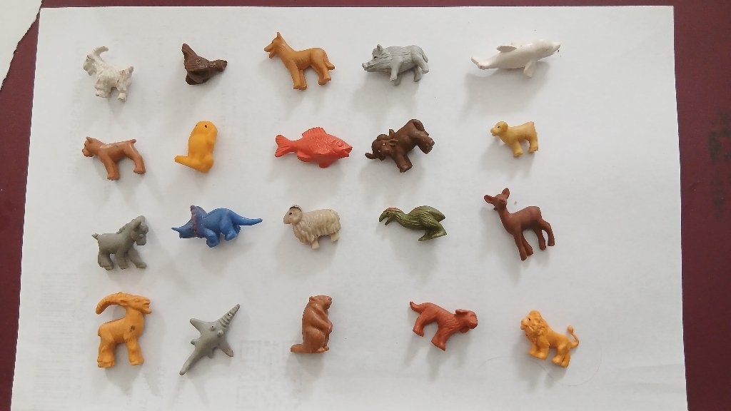 Schleich mini's 1, Verzamelen, Verzenden, Gebruikt, Overige soorten, Beeldje of Figuurtje