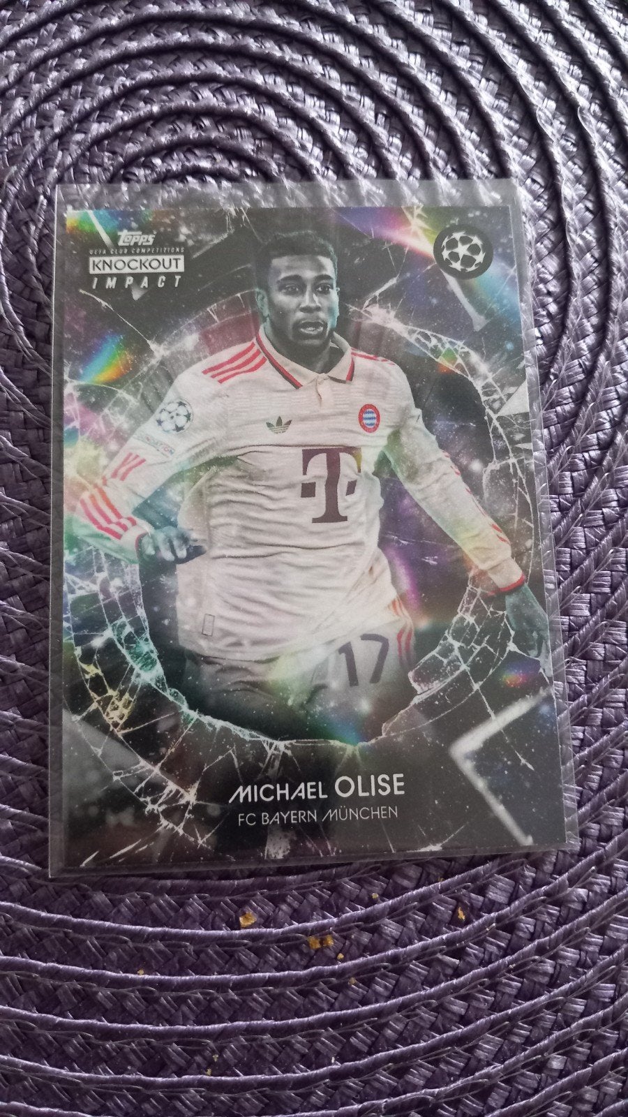 Michael Olise FC Bayern München Topps Spelerskaart, Ophalen of Verzenden, Zo goed als nieuw, Buitenlandse clubs, Spelerskaart