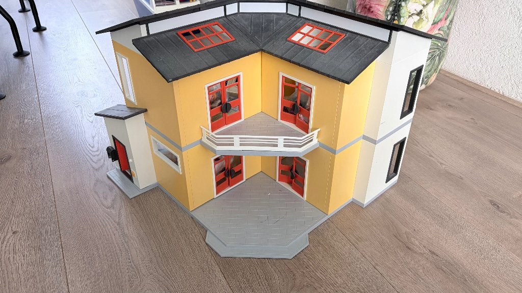 Playmobil Moderne Woonhuis - 9266 met veel extra, Gebruikt, Gebouw, Complete set, Ophalen of Verzenden