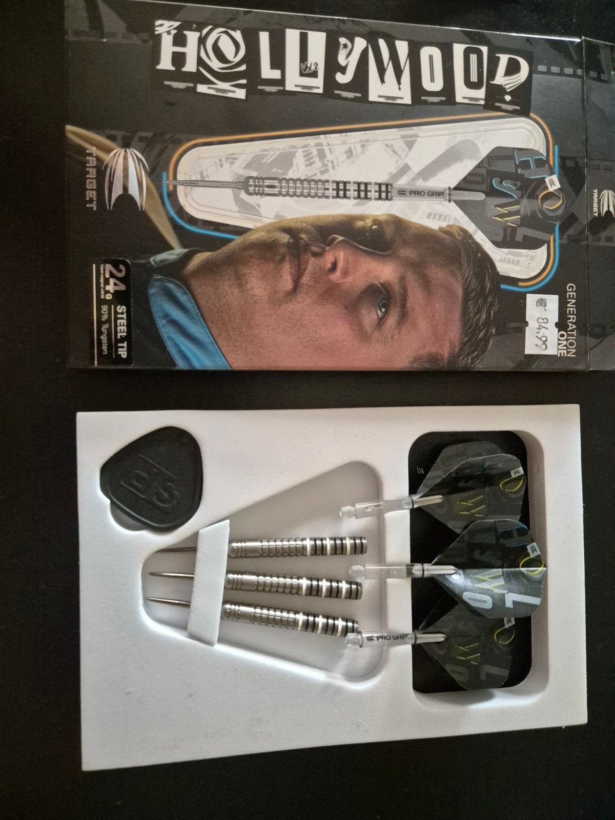 Target Darts Hollywood Generation One 24g Steel Tip, Sport en Fitness, Darts, Ophalen of Verzenden, Nieuw, Pijlen