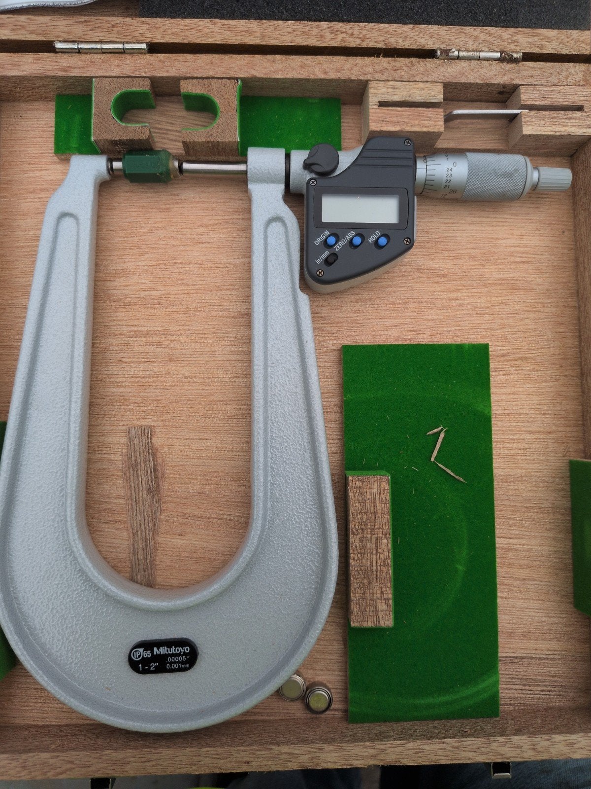 Mitutoyo Elektronische Micrometer 1-2", Ophalen of Verzenden