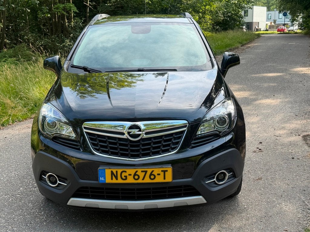 Opel Mokka 1.6 CDTi Cosmo Zwart Led leer dak 2016, Auto's, Opel, Voorwielaandrijving, 1349 kg, 136 pk, Gebruikt
