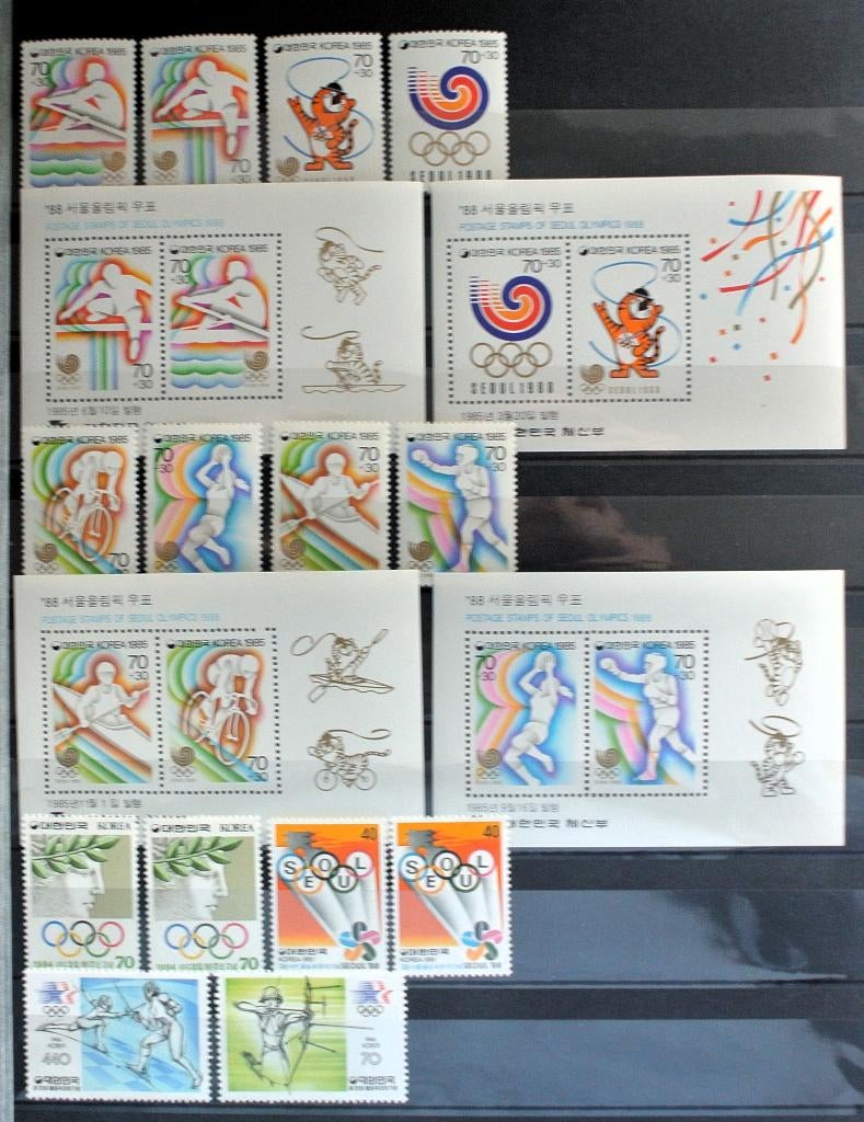 Olympische Zomerspelen 1988 SEOEL"Mooie verzameling postfris, Postzegels en Munten, Verzenden, Postfris, Sport