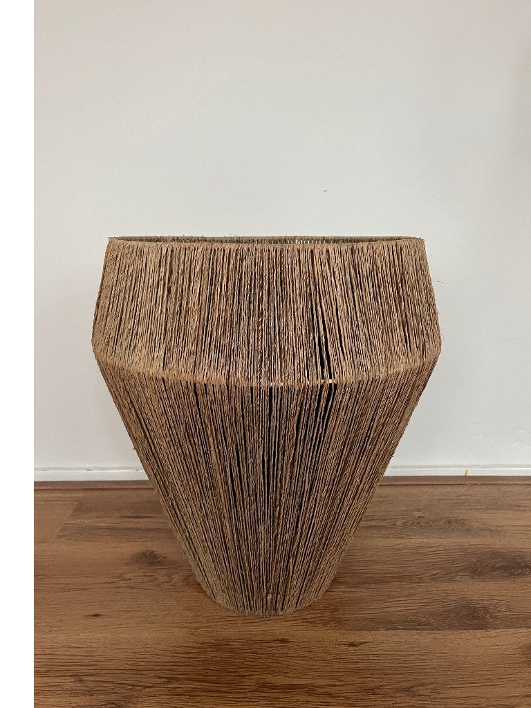 Rieten / Juten plantenpot, Ophalen, Overige materialen, Rond, Binnen