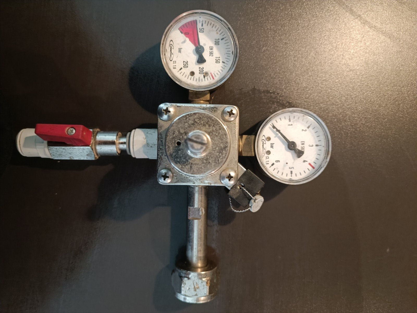 CO2 gasdrukregelaar/ reduceer ventiel, Ophalen of Verzenden, Gebruikt, Overige merken
