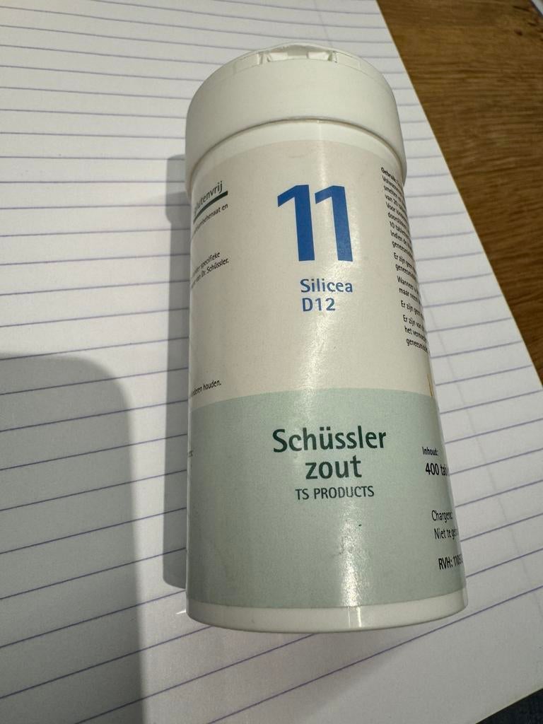 Schüssler zout nummer 11, Silica D12, 200 stuks, Ophalen of Verzenden, Zo goed als nieuw