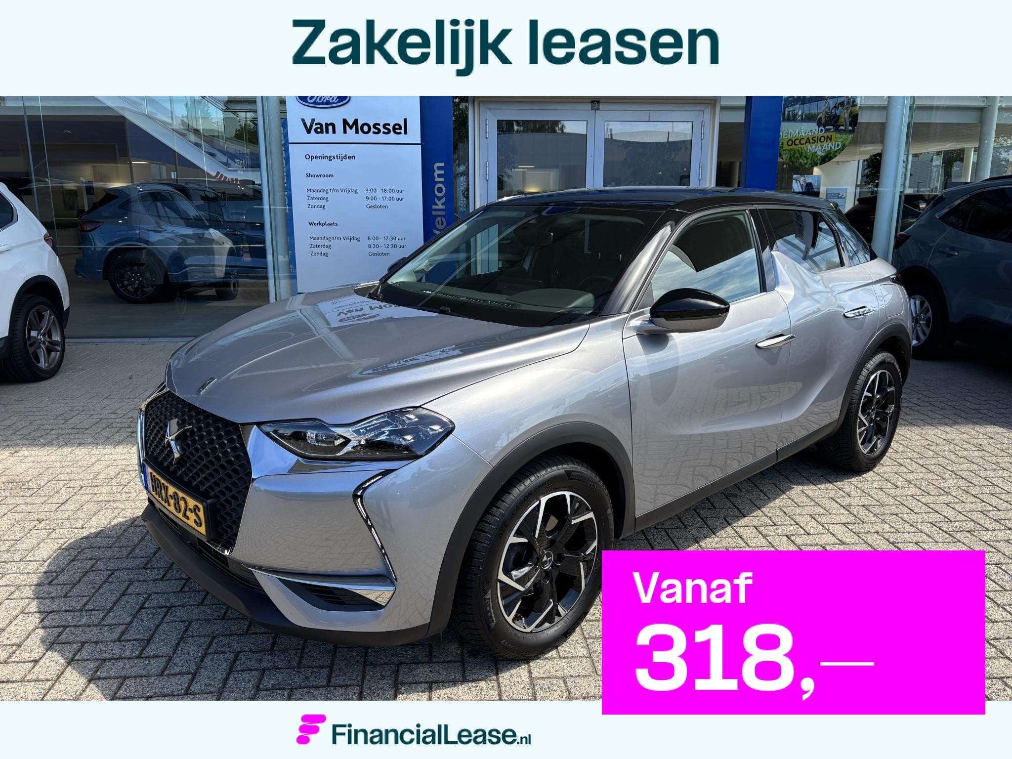 DS 3 Crossback 1.2 PureTech Performance Line+ | Leder | 360-, 12 maanden, Gebruikt, Euro 6, 1199 cc