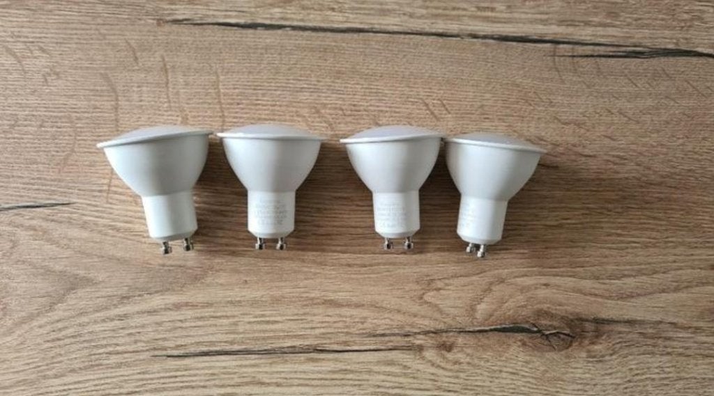 GU10 Spots (4 Stuks), Kunststof, GU10, Smart, Overige merken