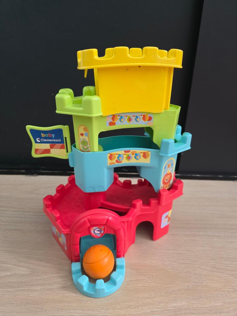 Baby Clementoni Kasteel Toren met Bal - Educatief Speelgoed, Ophalen of Verzenden, Gebruikt, Overige typen