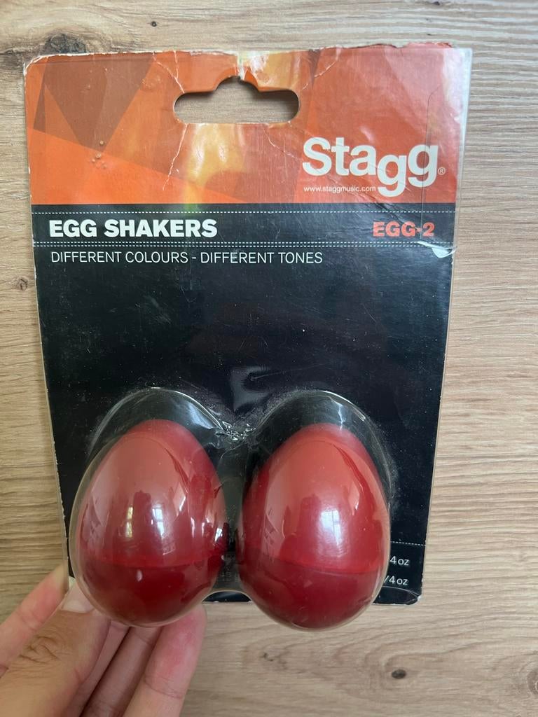 Stagg Egg Shakers - Nieuw in verpakking, Muziek en Instrumenten, Percussie, Ophalen of Verzenden, Nieuw, Overige soorten
