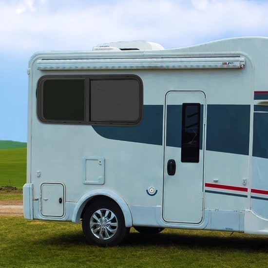 Camper Zijraam – Bruin Glas Schuifraam – Camper Dakraam, Corvance B.V., Verzenden, Nieuw, Corvancebol@gmail.com