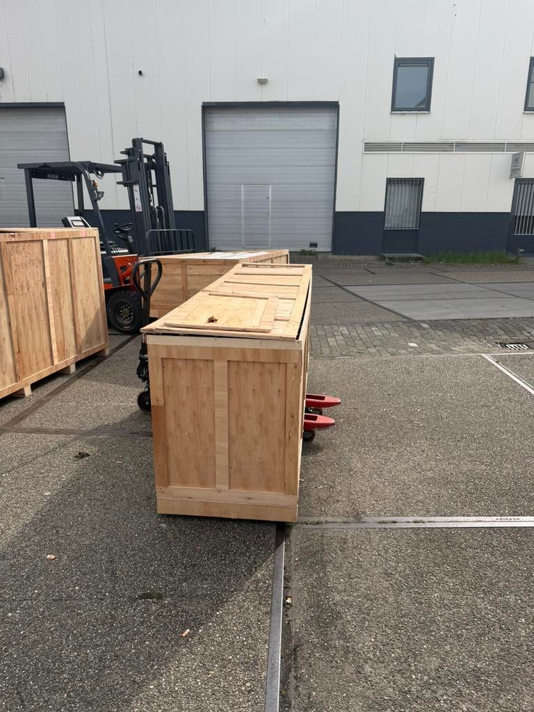 Houten kratten platen en delen hout, Huis en Inrichting, Barren, Ophalen, Gebruikt