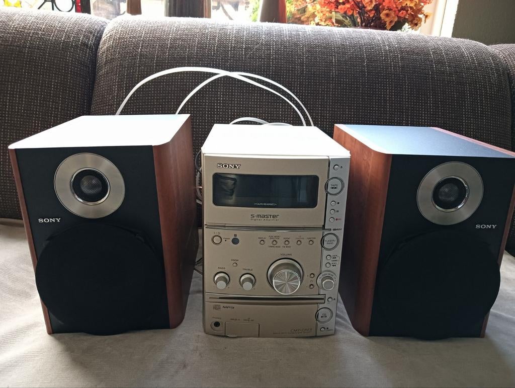 Sony Microset met CD-speler en speakers, Audio, Tv en Foto, Stereo-sets, Gebruikt, Cd-speler, Speakers, Sony, Microset, Ophalen