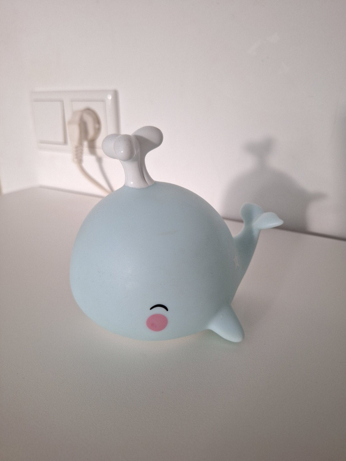 Lief walvis nachtlampje met timer, Kinderen en Baby's, Blauw, Ophalen, Gebruikt, Lamp