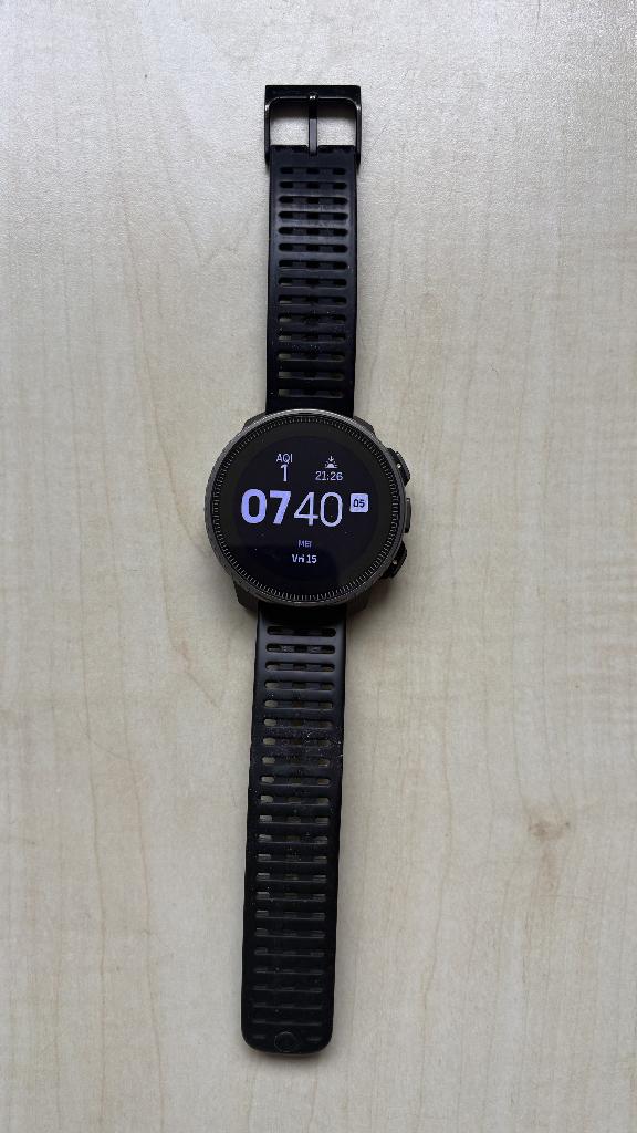 Suunto Vertical Titanium outdoor horloge, Zwart, IOS, Ophalen of Verzenden, Zo goed als nieuw