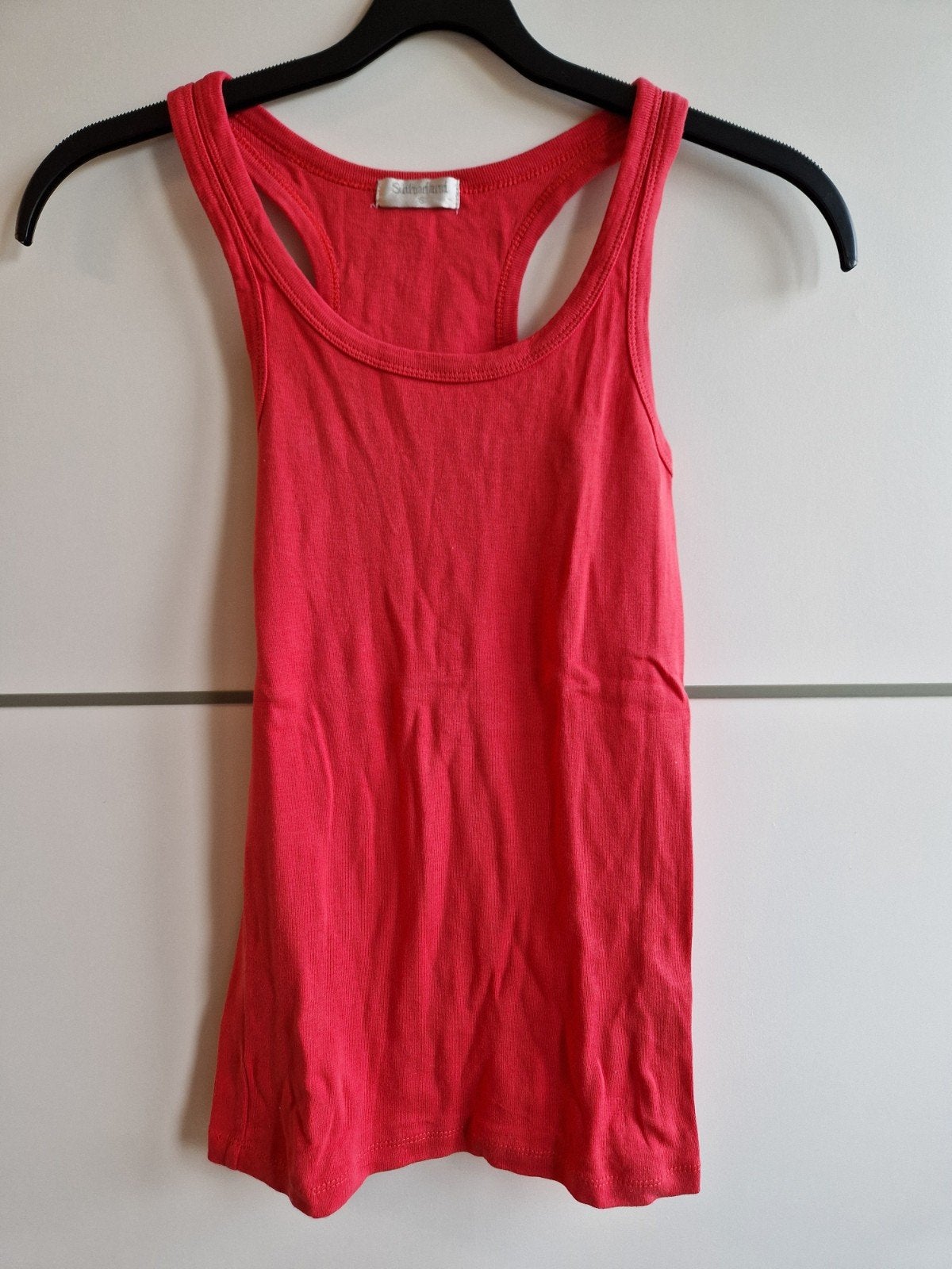 Sutherland roze/rode katoenen tanktop maat S hemdje, Sutherland, Ophalen of Verzenden, Gedragen, Rood
