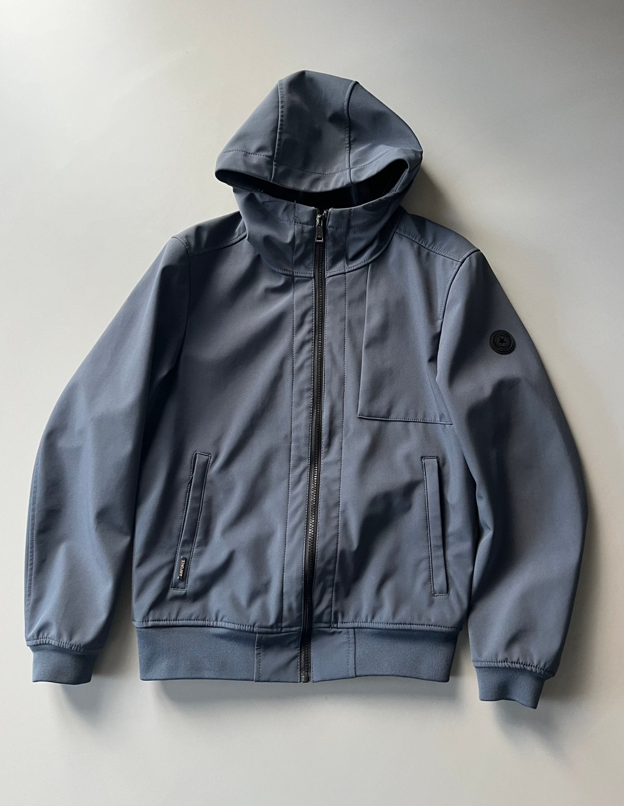 Airforce softshell jas grijsblauw mt 164, Ophalen of Verzenden, Zo goed als nieuw, Jongen, Jas