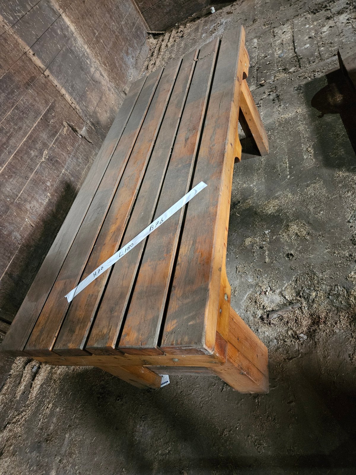 houten tafel, Huis en Inrichting, Ophalen, Gebruikt, 75 cm of meer, 60 cm of meer