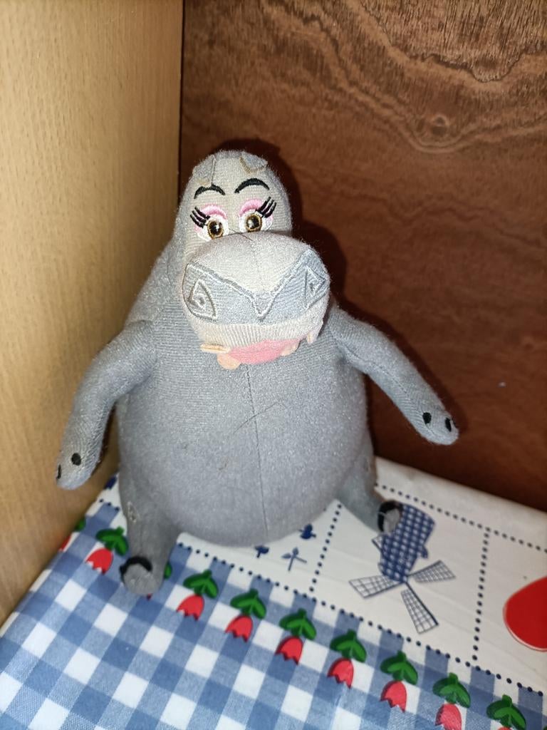 Madagascar nijlpaard knuffel 20 cm groot, Kinderen en Baby's, Speelgoed | Knuffels en Pluche, Ophalen of Verzenden, Zo goed als nieuw