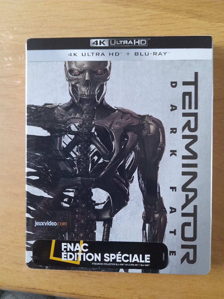 Terminator Dark Fate Fnac  SteelBook 4K Ultra HD + 2D, Cd's en Dvd's, Blu-ray, Film, Science Fiction en Fantasy, 4K Ultra HD Blu-ray