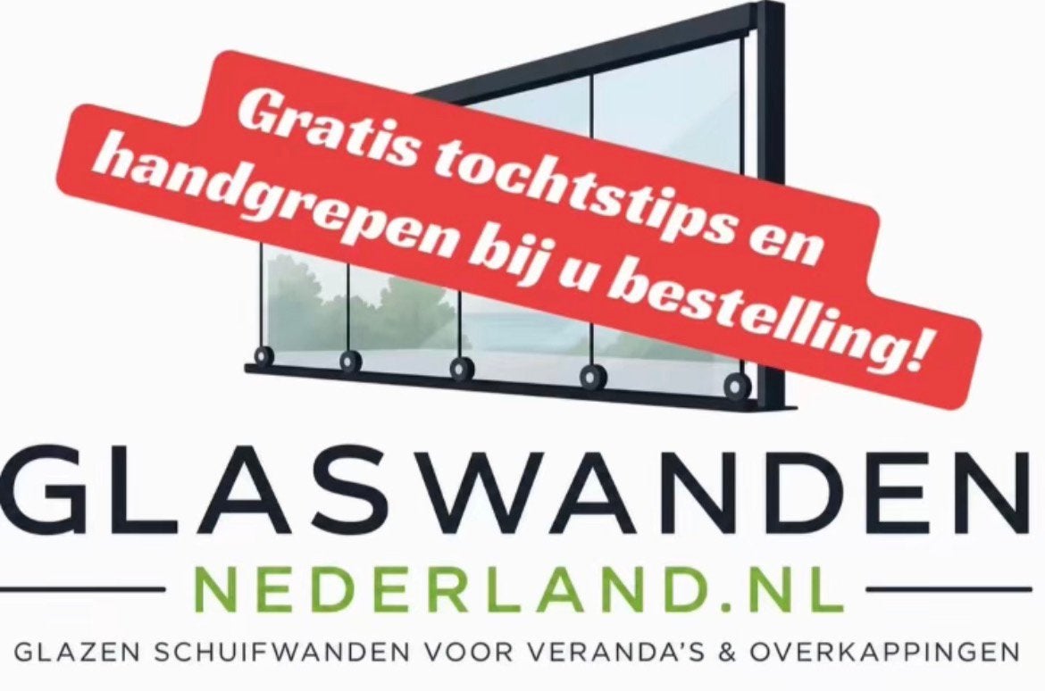 Glazen Schuifwanden voor Overkapping, Tuinhuis, Veranda, Ophalen, Overige typen, Nieuw, Glas