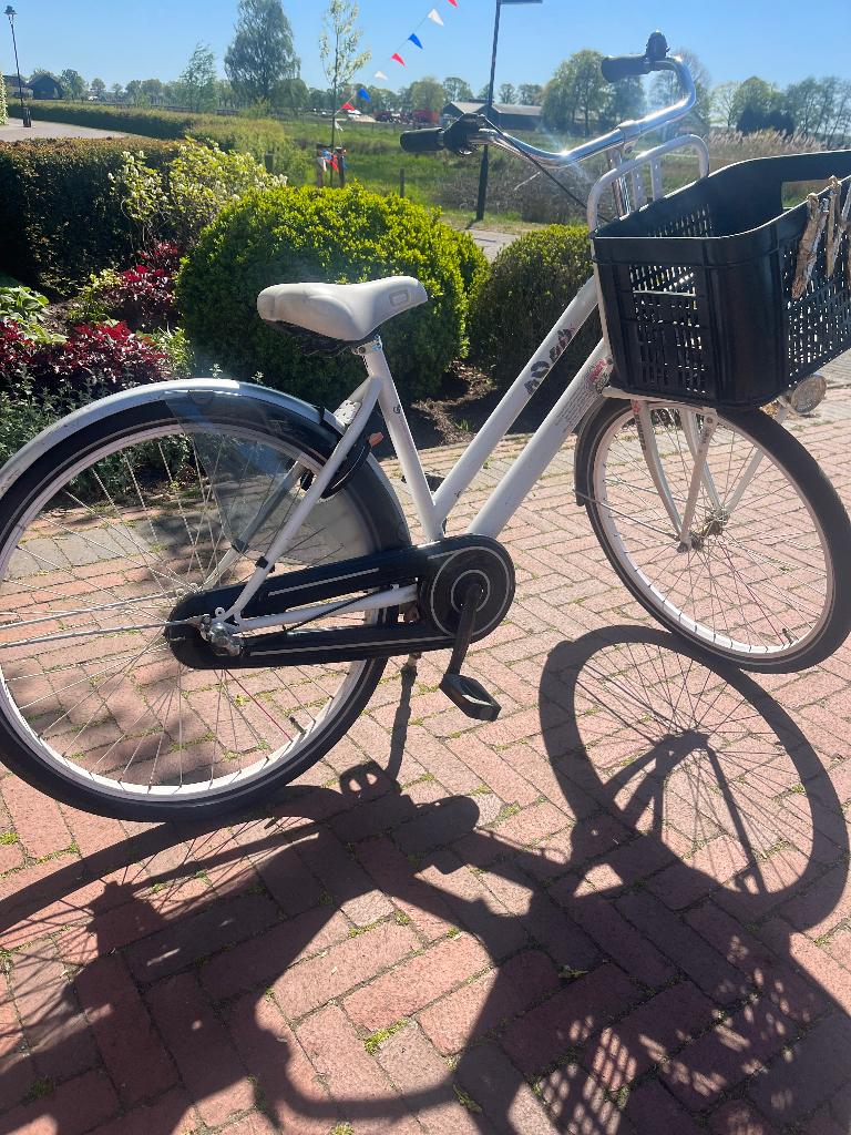 Meisjesfiets 26 inch, Fietsen en Brommers, Fietsen | Meisjes, Terugtraprem, Sparta, Gebruikt, Versnellingen