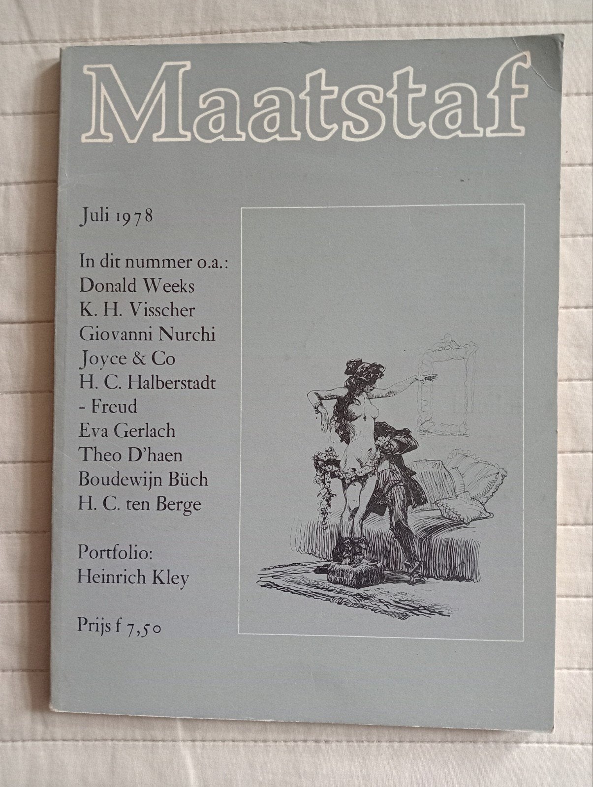 Heinrich Kley portfolio Boudewijn Buch Maatstaf 1978, Ophalen of Verzenden