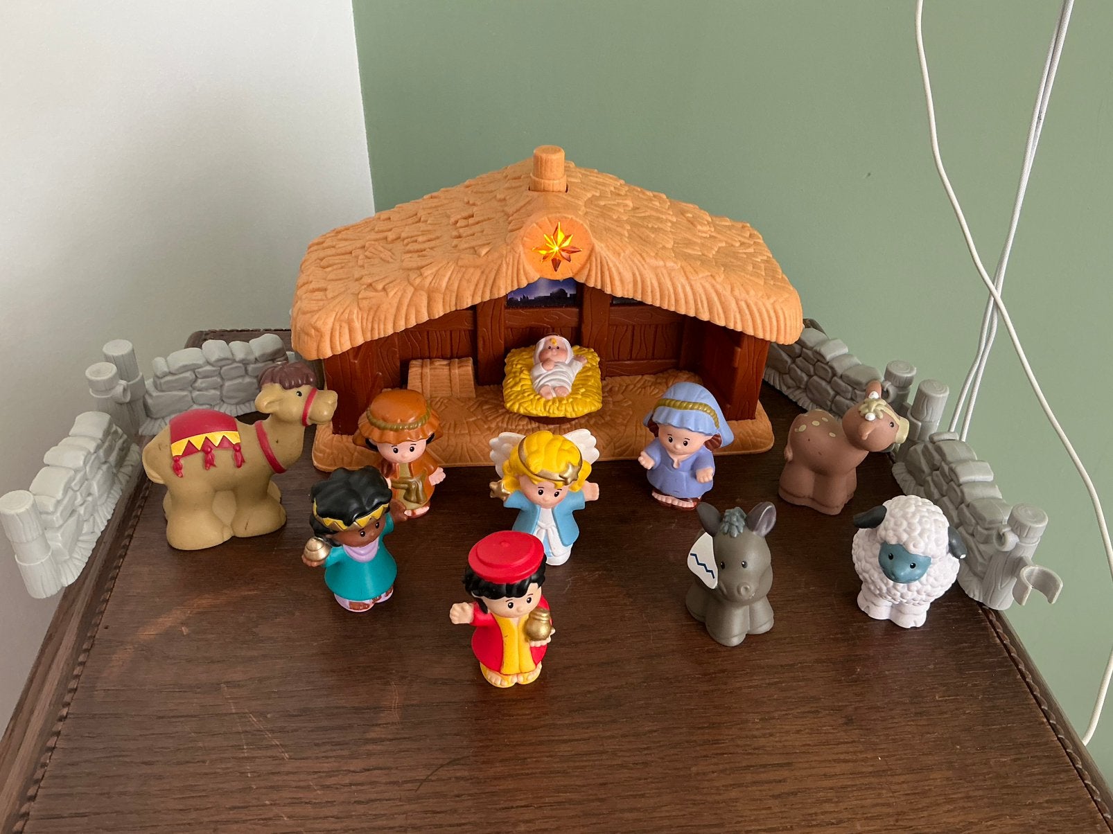 Fisherprice kerststal, Diversen, Ophalen of Verzenden, Gebruikt
