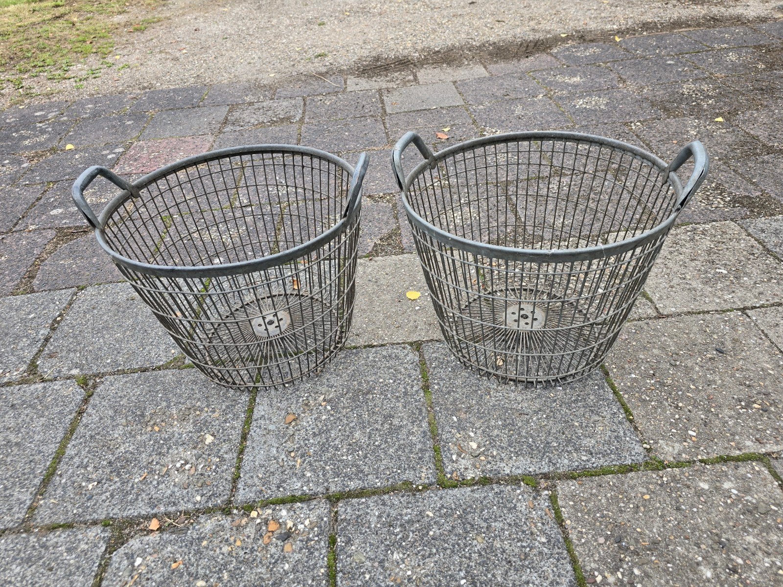 3 Vintage Aardappelmanden - Decoratie, Opslag, Rooien, Ophalen