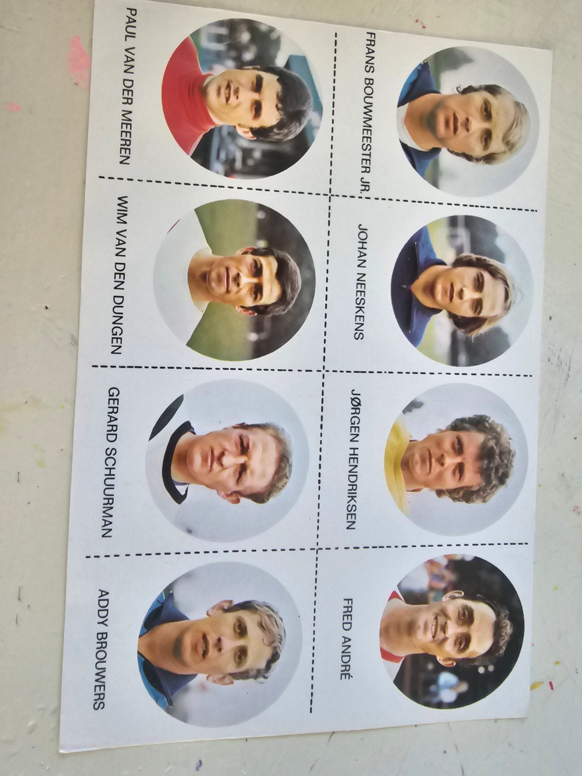 1-0 voetbalplaatjes #9 plakalbum, Ophalen of Verzenden, Zo goed als nieuw, Buitenlandse clubs, Poster, Plaatje of Sticker